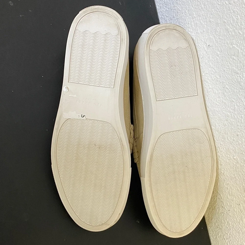 Ted Baker Miicke 6 Nubuck Loafers In Beige 9.5 US